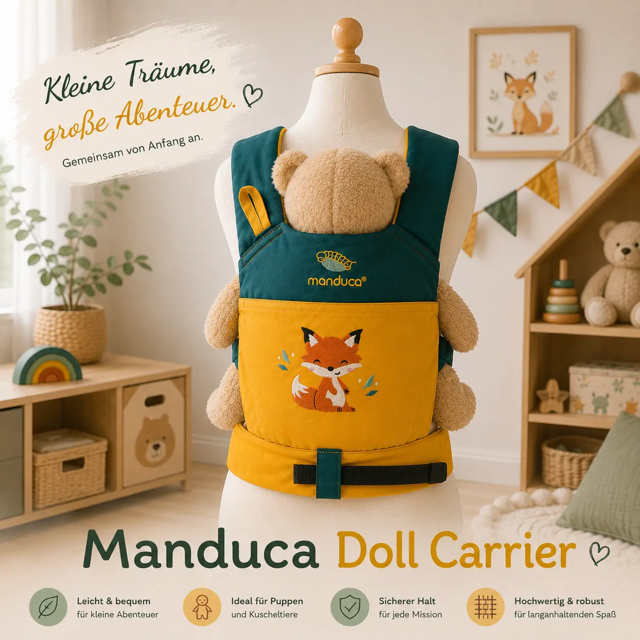 Manduca Doll Carrier Puppentrage