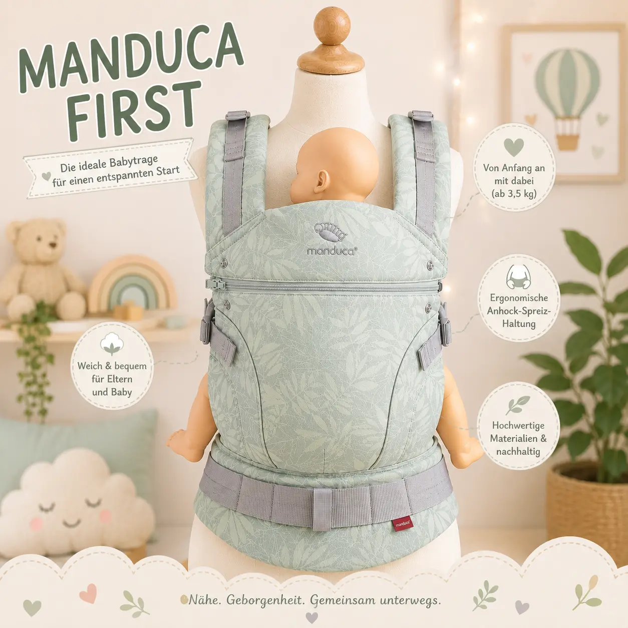 Manduca First Babytraage